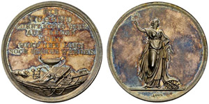 Silbermedaille o. J. (um 1800). Medaille ... 