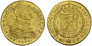 Fernando VII. 1808-1824. 8 Escudos 1811, ... 