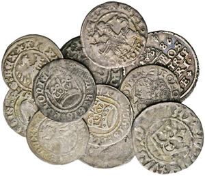 Lot - Diverse Münzen. Wladislaw Jagello, ... 