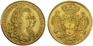 Maria I. und Pedro III. 1777-1786. Peca ... 