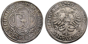 Basel - Stadt - Guldentaler 1577. 24.13 g. ... 