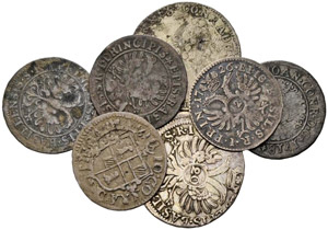 Basel - Lot - Lot verschiedener Münzen des ... 
