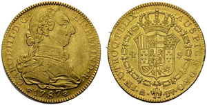 Königreich - Carlos III. 1759-1788. 4 ... 