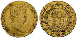 Königreich - Fernando VII. 1808-1833. 4 ... 