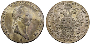 Franz II. (I.), 1792-1835. Konventionstaler ... 