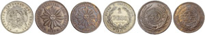 Lot - Diverse Münzen -. 1 Peso 1877. 40 ... 