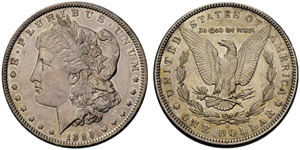 1 Dollar 1895, Orleans. 26.71 g. Selten. ... 