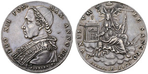 Leone XII. 1823-1829. Scudo 1825, AN III, ... 