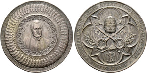 Pio X. 1903-1914. Bronzemedaille 1903. Auf ... 