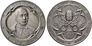 Benedetto XV. 1914-1922. Bronzemedaille ... 
