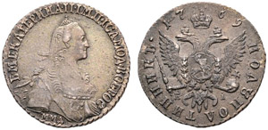 1769. Polupoltinnik 1769, Red Mint, EI. 5.89 ... 
