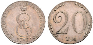 1787. Tauric Coins / Таврические ... 