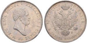 1820. 10 Zlotych Polskich 1820, Warsaw Mint, ... 