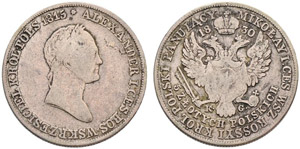 1830. 5 Zlotych Polskich 1830, Warsaw Mint, ... 