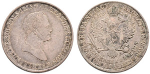 1834. 5 Zlotych Polskich 1834, Warsaw Mint, ... 