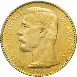 Monaco - Albert I 1889-1922 - 100 ... 