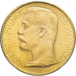Monaco - Albert I 1889-1923 - 100 ... 
