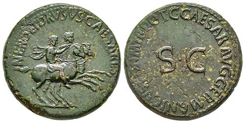 Caligula 37-41 après  J.-C. pour ... 