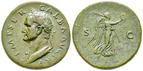 Galba 68-69
Sestertius, Rome, ... 