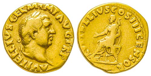 Vitellius 69
Aureus, Rome, 69, AU ... 