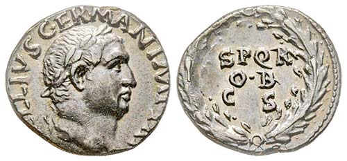 Vitellius 69
Denarius, Rome, 69, ... 