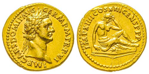 Domitianus 81-96
Aureus, Rome, 87, ... 