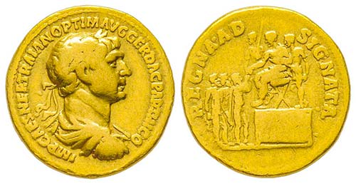 Traianus 98-117
Aureus, Rome, 116, ... 