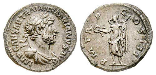 Hadrianus 117-138
Quinarius, Rome, ... 