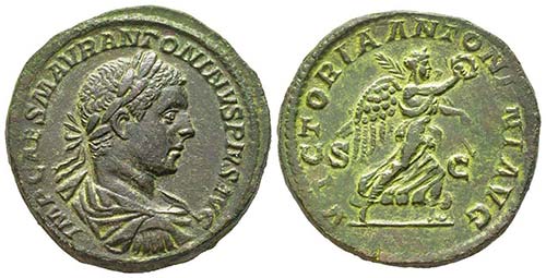 Elagabalus 218-222 
Sestertius, ... 