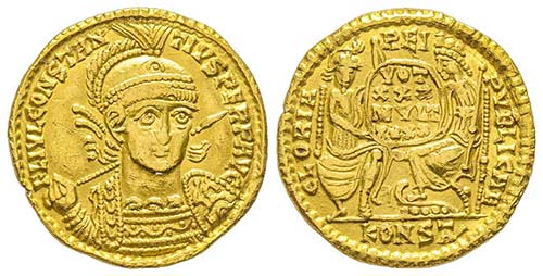 Constantius II 337-361
Solidus, ... 