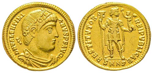 Valentinianus I 364-375
Solidus, ... 