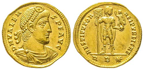 Valens 364-378
Solidus, Rome, ... 