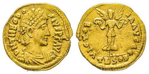 Theodosius I 379-385
1/2 ... 
