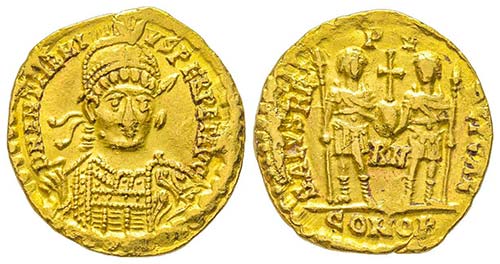 Anthemius 467-472
Solidus, Rome, ... 
