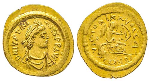 Justinianus I 527-565
Sémissis, ... 