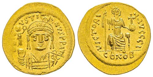 Justin II 565-578
Solidus, ... 