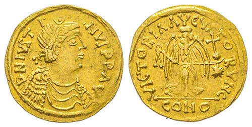 Lombards, Au nom de Justinianus I ... 