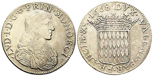 Monaco, Louis I 1662-1701 
Écu de ... 