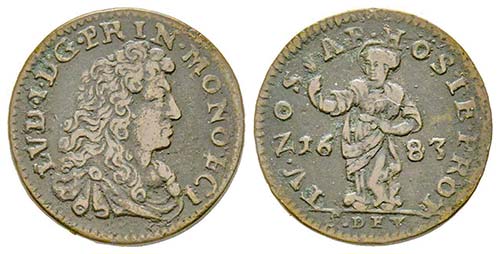 Monaco, Louis I 1662-1701 
Sol de ... 
