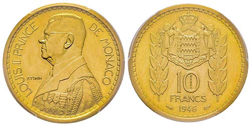 Monaco, Louis II 1922-1949
10 ... 