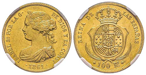 Spain, Isabel II 1833-1868
100 ... 