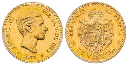 Spain, Alfonso XII 1874-1885
10 ... 