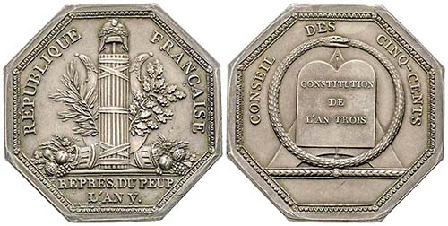 Directoire 1795-1799
Médaille ... 