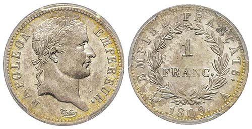 Premier Empire 1804-1814 
1 Franc, ... 