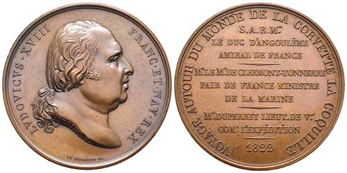 Louis XVIII 1815-1824
Médaille en ... 