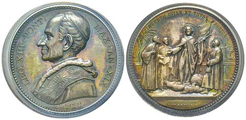 Leone XIII 1878-1903
Medaglia in ... 