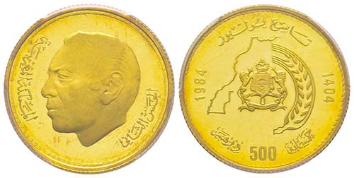 Morocco
Hassan II 1962-1999
500 ... 