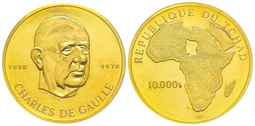 Chad
10.000 Francs, 1970, «De ... 