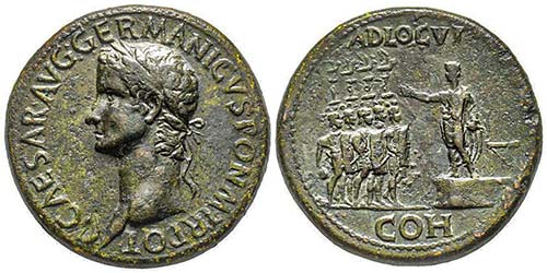 Caligula 37-41  Sestertius, Rome, ... 