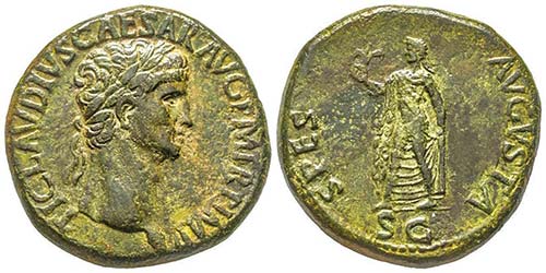 Claudius 41-54 Sestertius, Rome, ... 